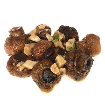 Champignons, gebakken