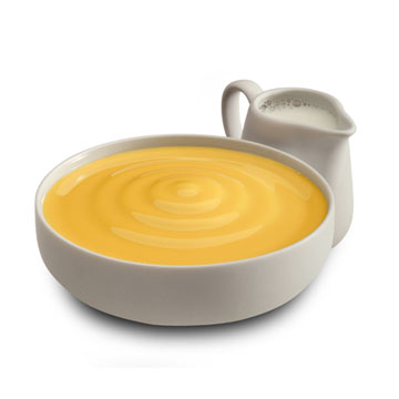 Custard met melk