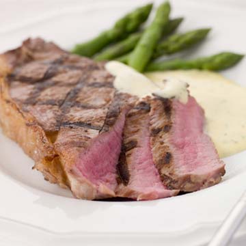 Entrecôte, runder bereid
