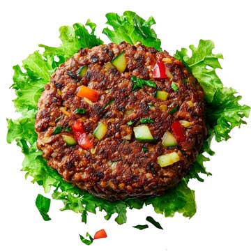 Groenteburger, vegetarisch