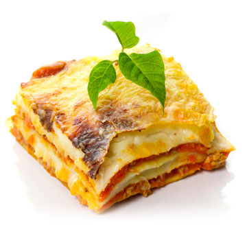 Lasagne, gemiddeld