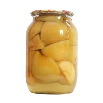 Peren op siroop