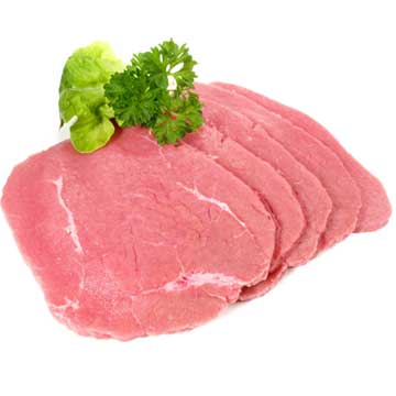 Schnitzel, ongepaneerd