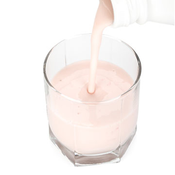 Yoghurtdrank, vruchten